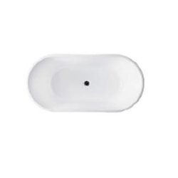 Badekar - Oval Ultraslim 140 - fritstende badekar