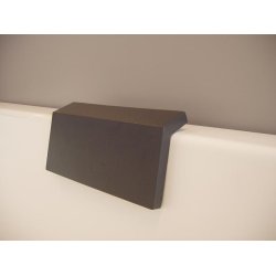 Nakkepude til badekar med lige kant.