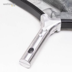 Bundnet med stor pose til swimmingpools.