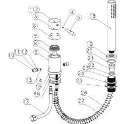 Montana Indbygningsarmatur til spabade.