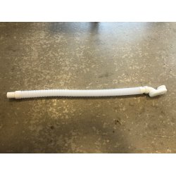 Aflbsslange med vandls - hvid.