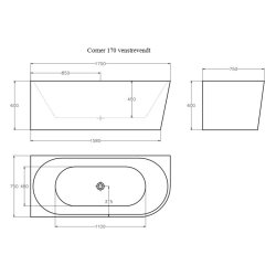 Corner 170 - hjrnebadekar