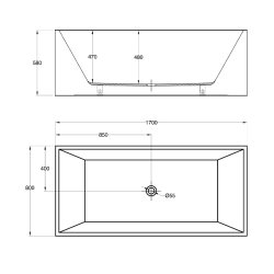 Quadro Ultraslim 170 - Mat Akryl  