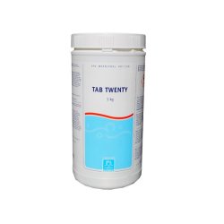 Spacare Tab Twenty 1 kg - langsomt oplseligt klortabletter