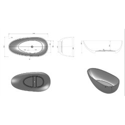 Napoli 170 - Italiensk stenbadekar.